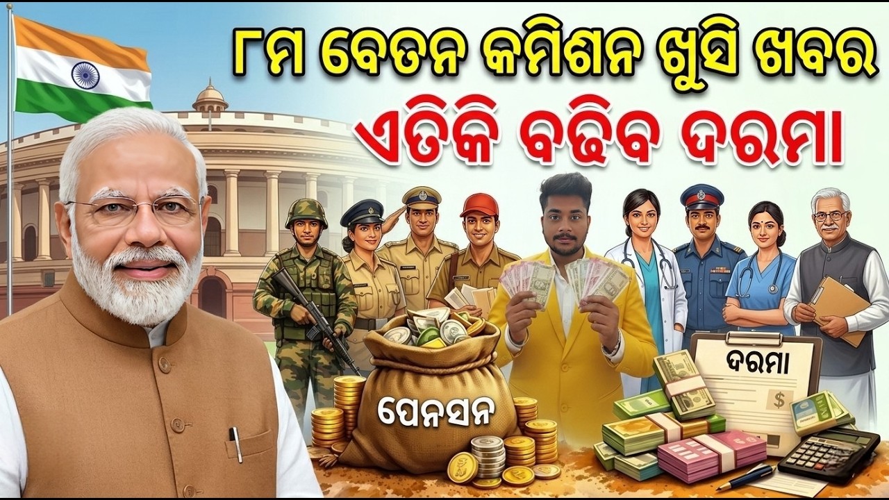 8th Pay Commission Good News! 😍 ଏତିକି ବଢ଼ିବ ଦରମା | Salary Hike News for Govt Employees