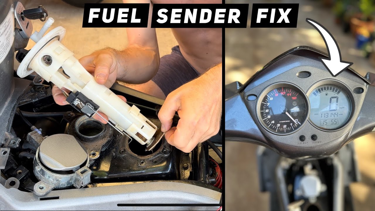 Genuine Blur - Fuel Sender Unit Repair (PGO G-Max) | Mitch's Scooter Stuff