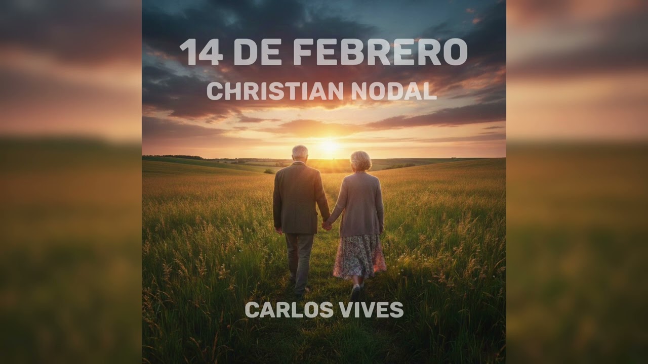 Christian Nodal - 14 De Febrero ft. Carlos Vives (Visualizer)
