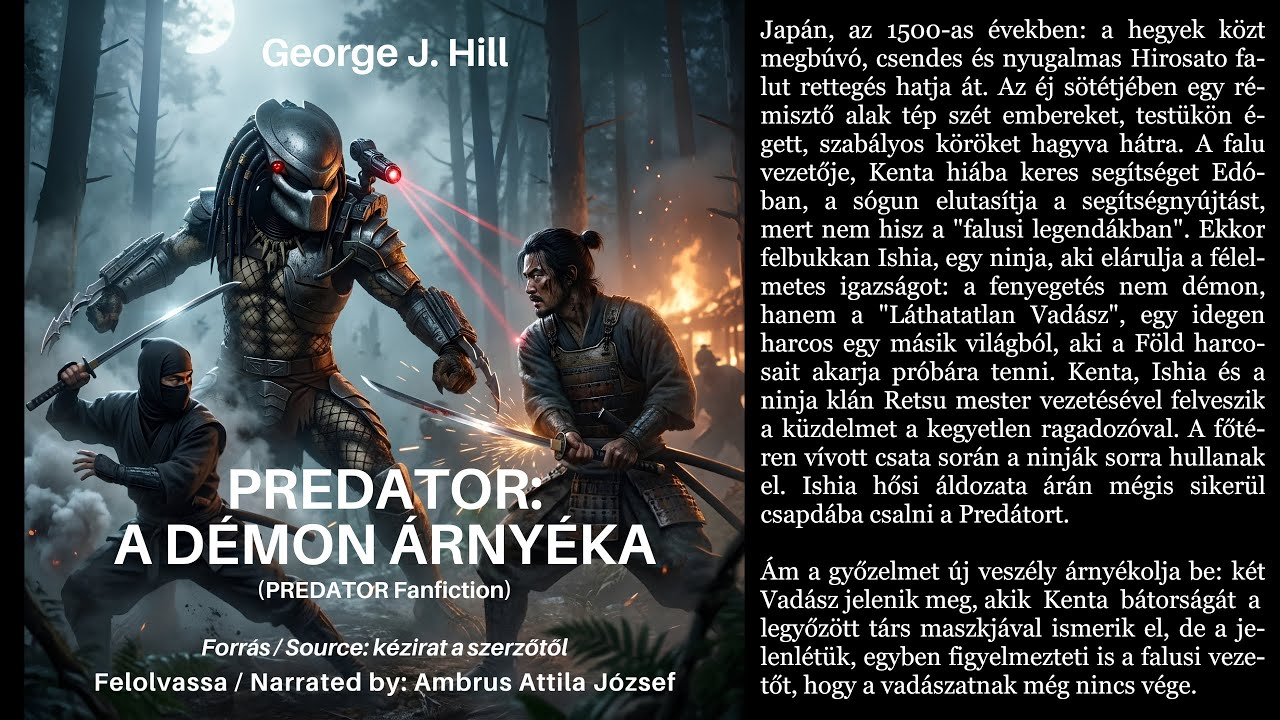 George J. Hill: PRED&Aacute;TOR - A d&eacute;mon &aacute;rny&eacute;ka (Fanfiction)