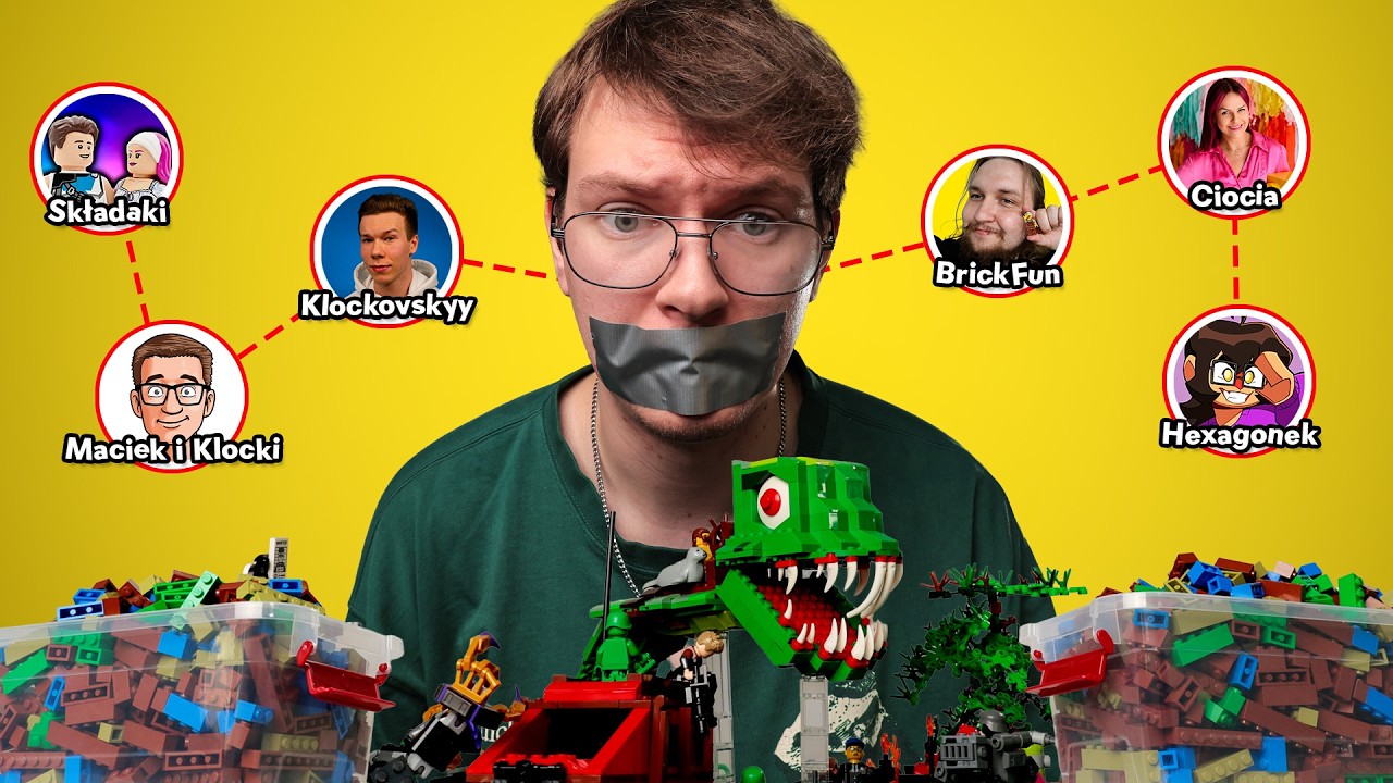 7 LEGOTUBER&Oacute;W BUDUJE BEZ KOMUNIKACJI