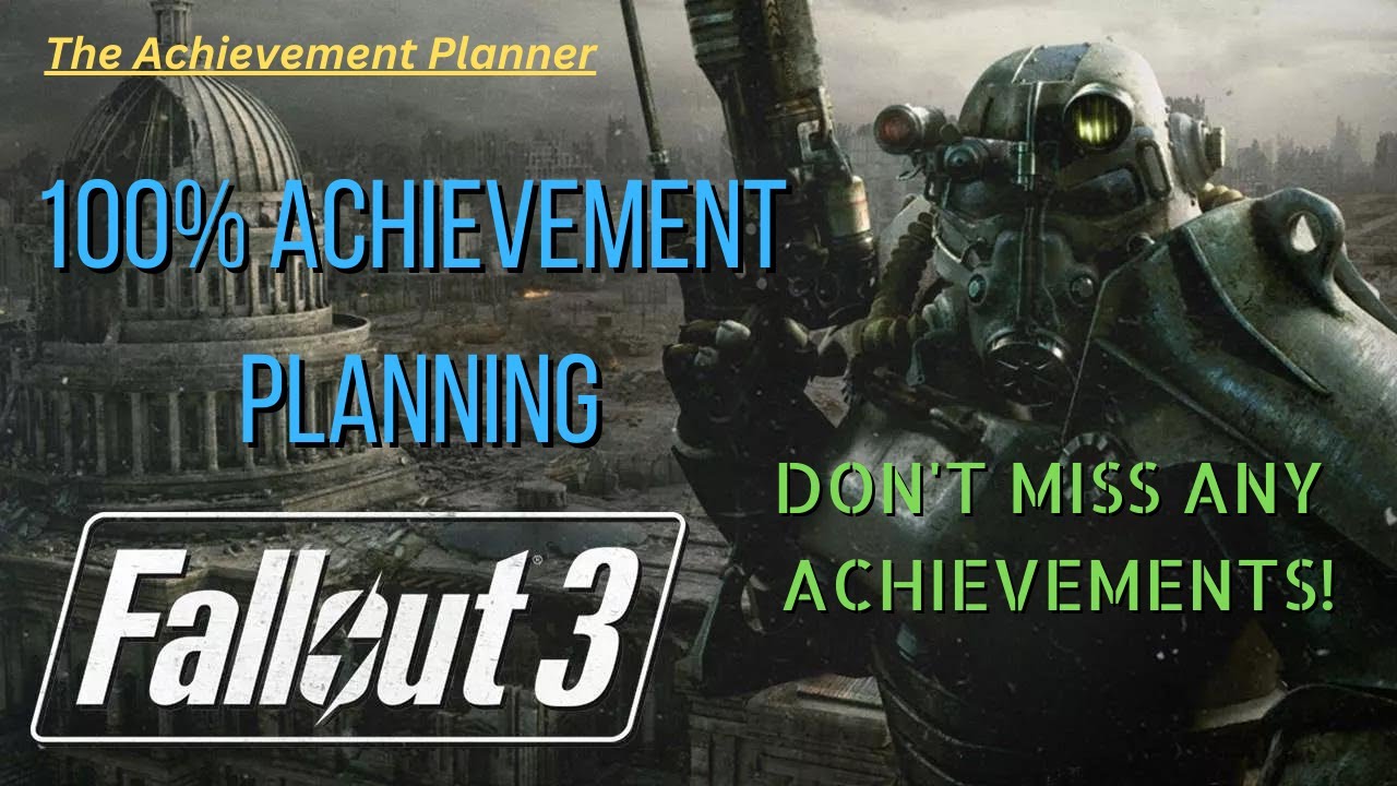 Fallout 3 — 100% планирование достижений! — С DLC — НЕ ПРОПУСТИТЕ НИ ОДНОГО ДОСТИЖЕНИЯ — Играйте ...