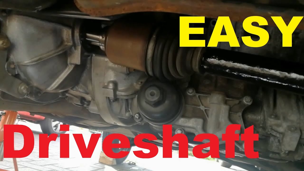 How To Change A Driveshaft And Seal On A Smart Car !!!!