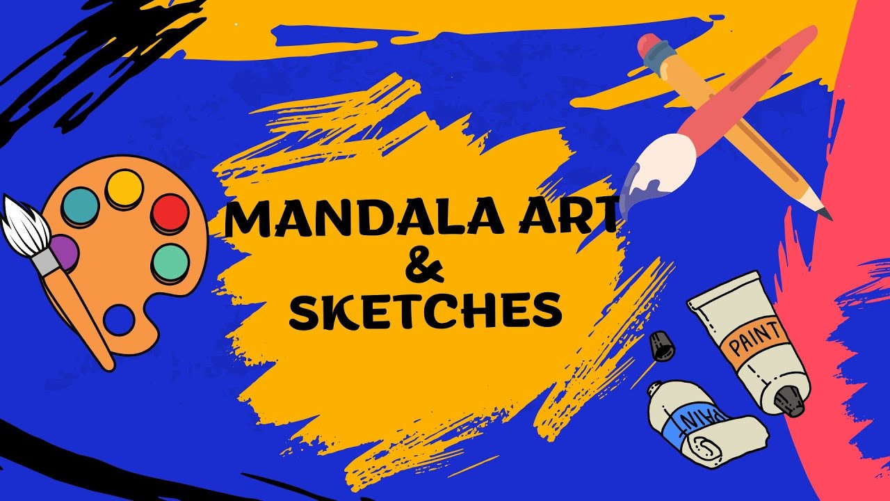 feature video Mandala art for beginner , Sketches, Pencil art, Painting, ms painting..