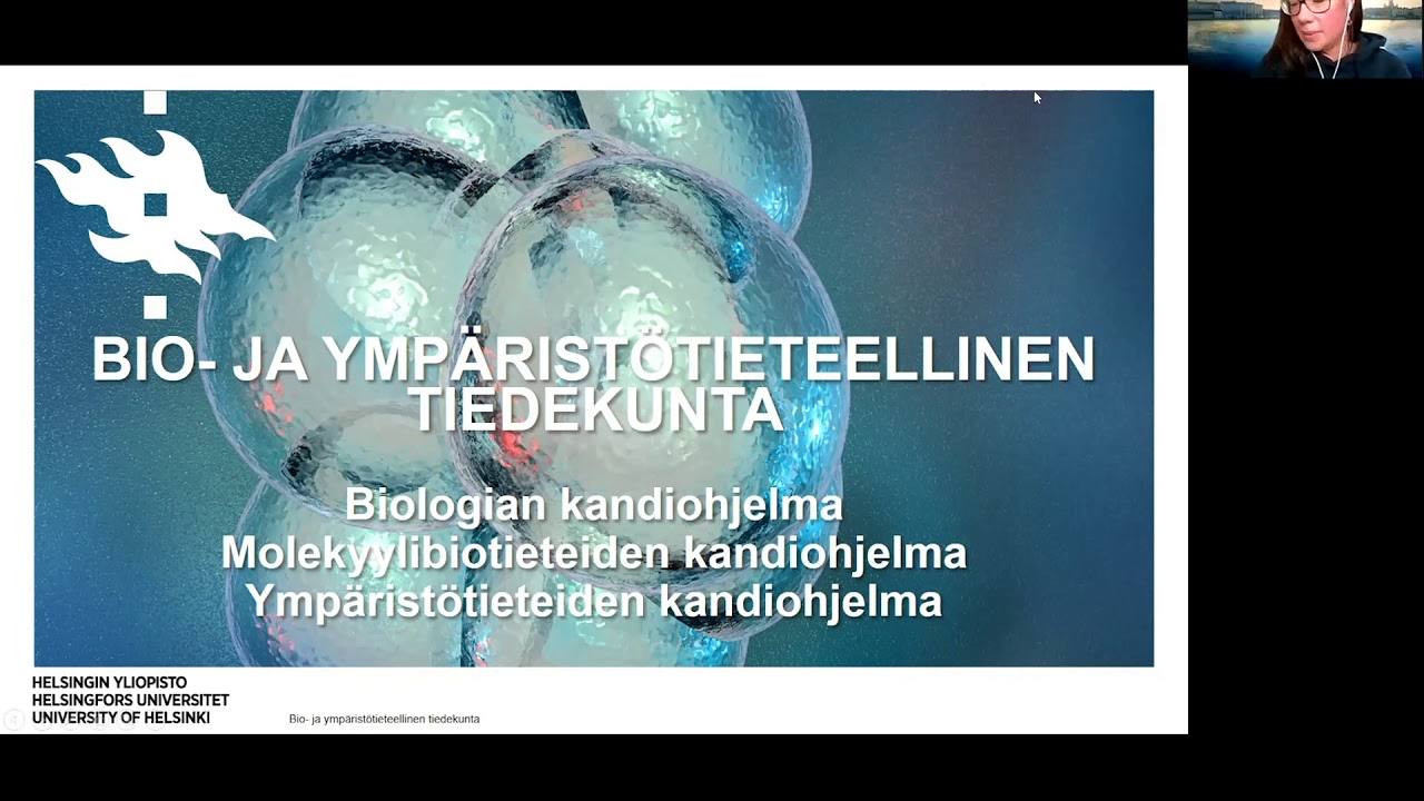 Opiskelijat kertovat – biologian, molekyylibiotieteiden ja ympäristötieteiden kandiohjelmat