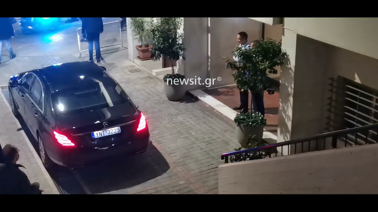 Η αποχώρηση της Άνγκελα Μέρκελ από το σπίτι του Κυριάκου Μητσοτάκη