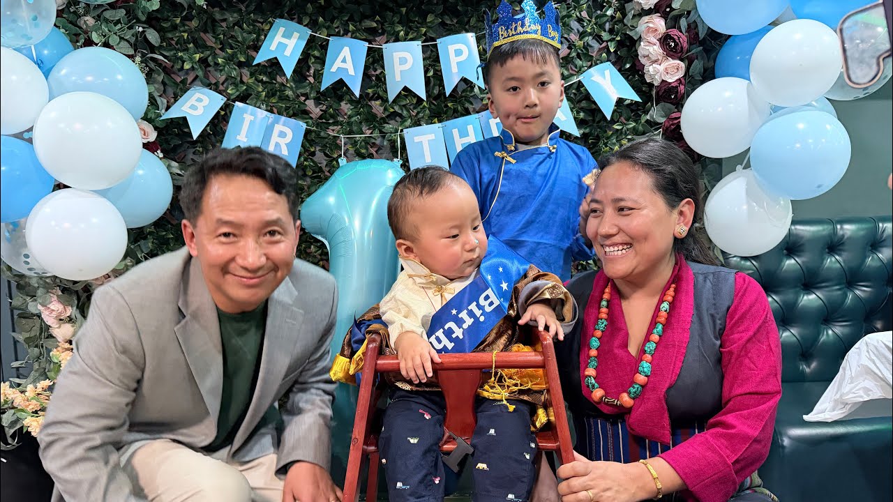 Tenzin Rabgye’s 1st birthday 🎂 celebration 