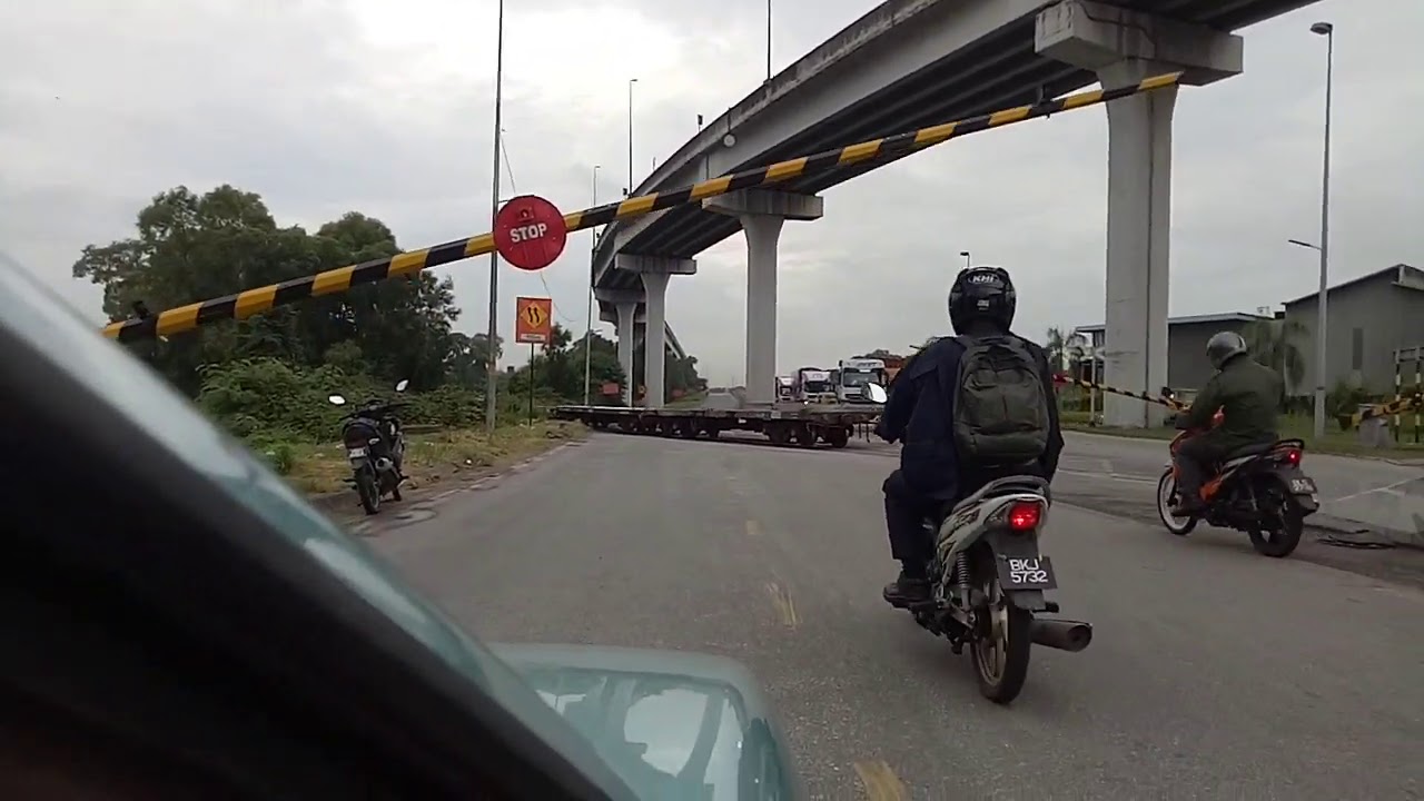 Railway Crossing At Westport.