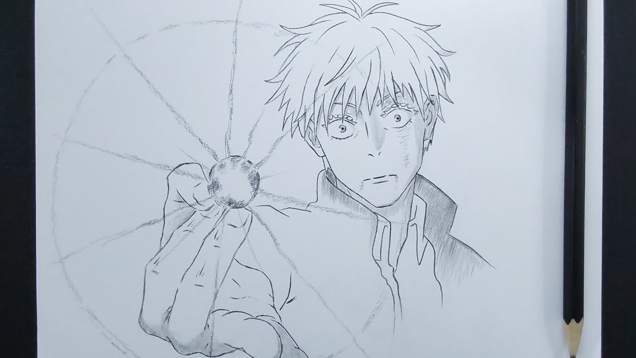 How To Draw Gojo Hollow Purple Step By Step || Easy Anime Drawing || Jujutsu Kaisen Sketch Tutorial