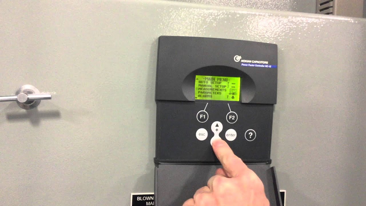 NC12 Power Factor Controller - How to Change Target Power Factor