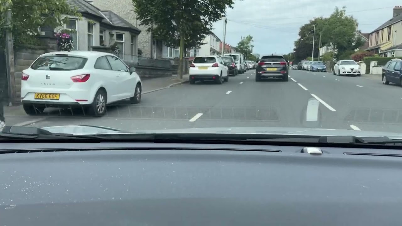 NI Driving Test / Route 9 Crawfordsburn road area