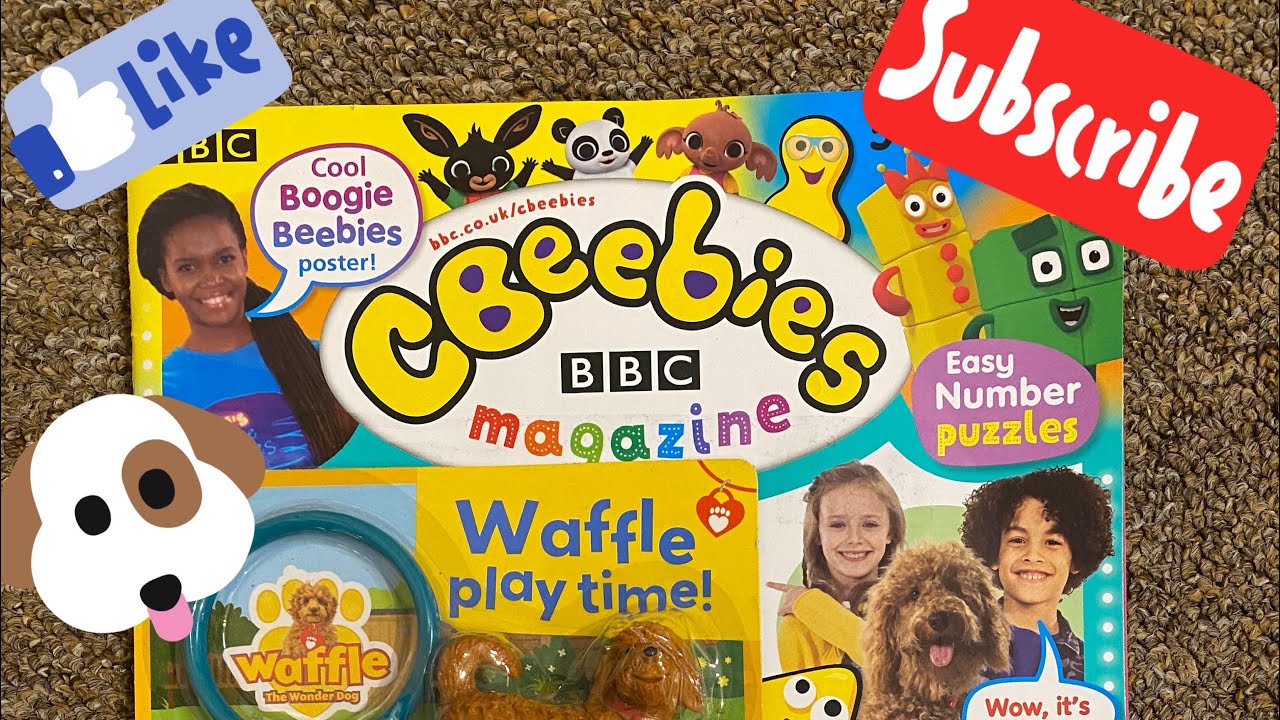 CBEEBIES MAGAZINE (🐕 WAFFLE PLAY SET) 🐕 🐶