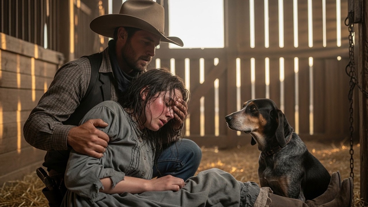 The Cowboy's Old Dog Wouldn't Stop Barking At Dawn, He Found Her Fever-Sick And Barely Breathing
