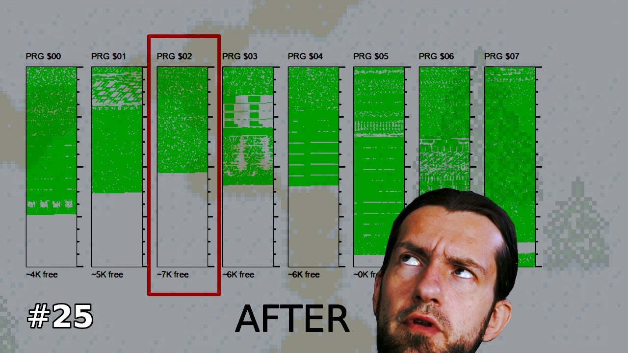 Making NES game #25 : How I managed to free up so much space