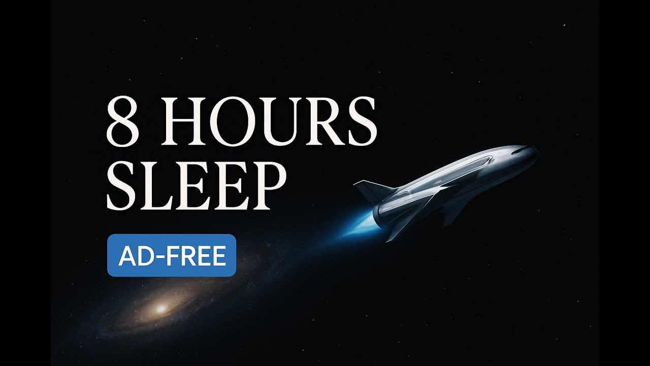 🚀 Spacecraft Engine White Noise   8 Hours Deep Sleep & Relaxation | Black Screen No Ads