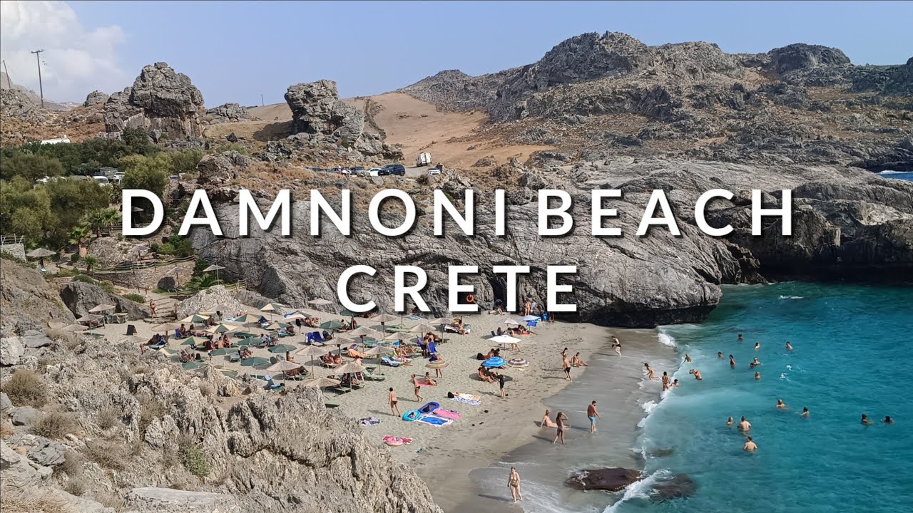 Damnoni Beach Crete Greece