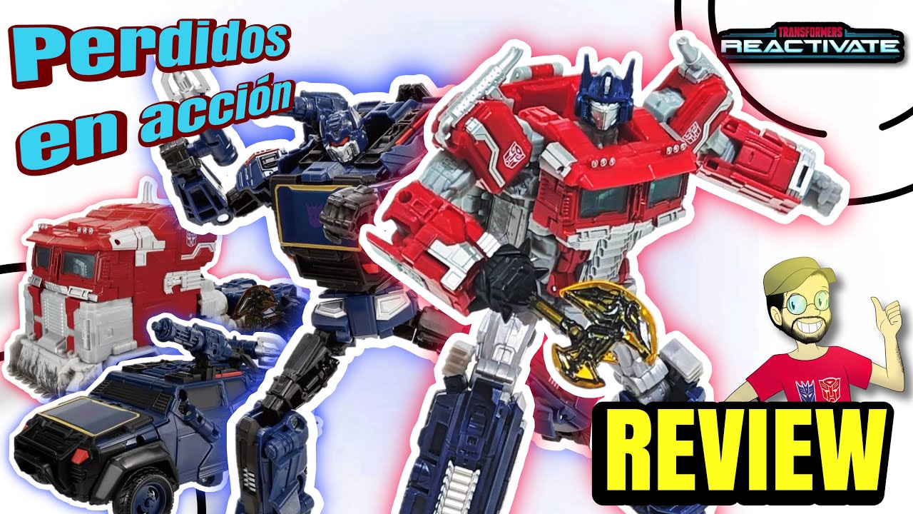 EL JUEGO FANTASMA | Transformers: Reactivate Optimus Prime & Soundwave | Auvelier Review en Español