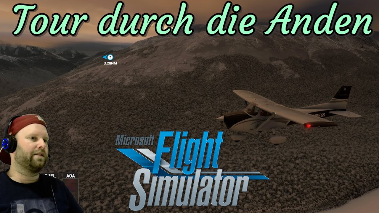 MS Flight Simulator 20 | Tour durch die Anden | Cessna 172 Skyhawk | SCIO-SCEY | Live Wetter | XBOX
