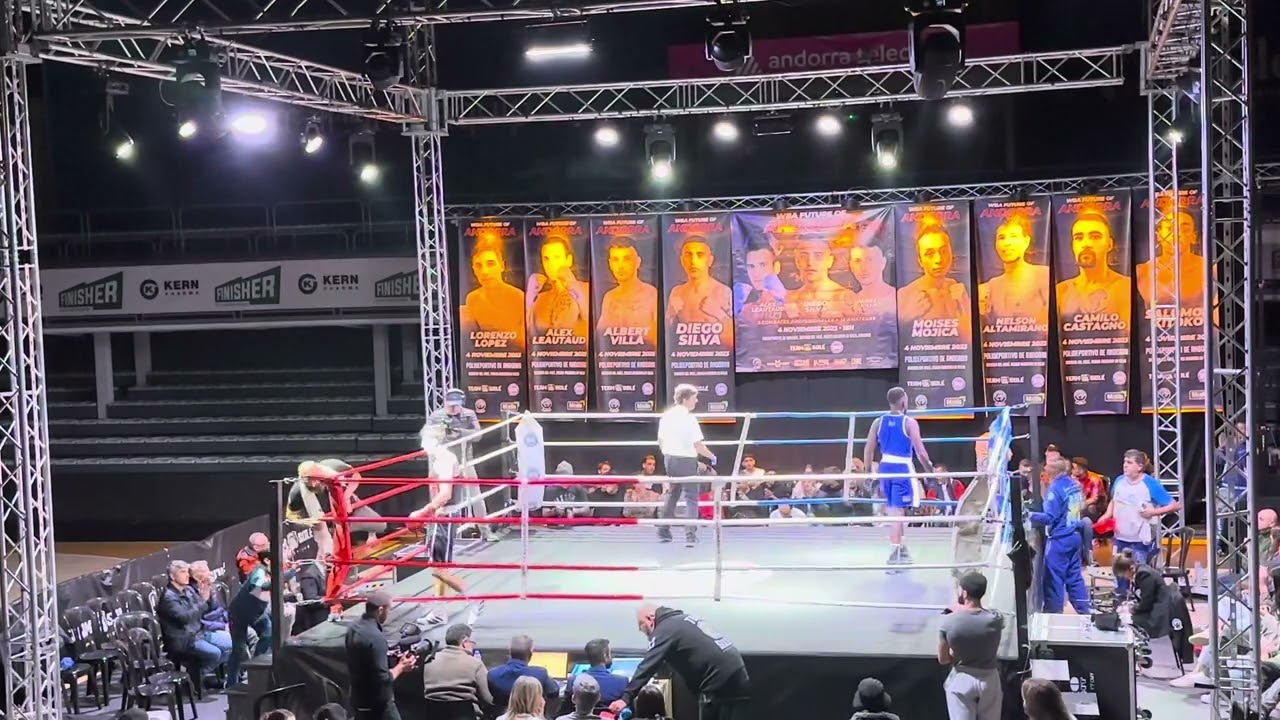 Giorgi gvazava vs Alkali Senghor #aiba #bcn #boxeo #boxing #boxingknockout #champion