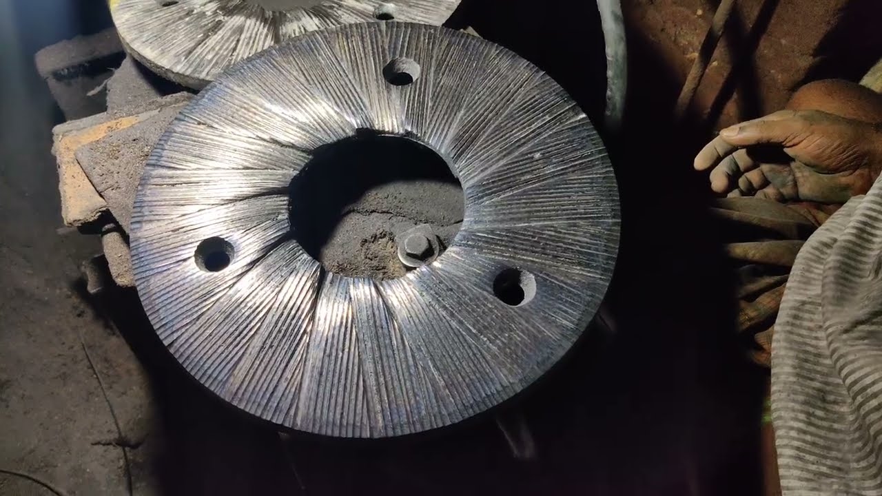 Restoration flour mill plates re grinding process