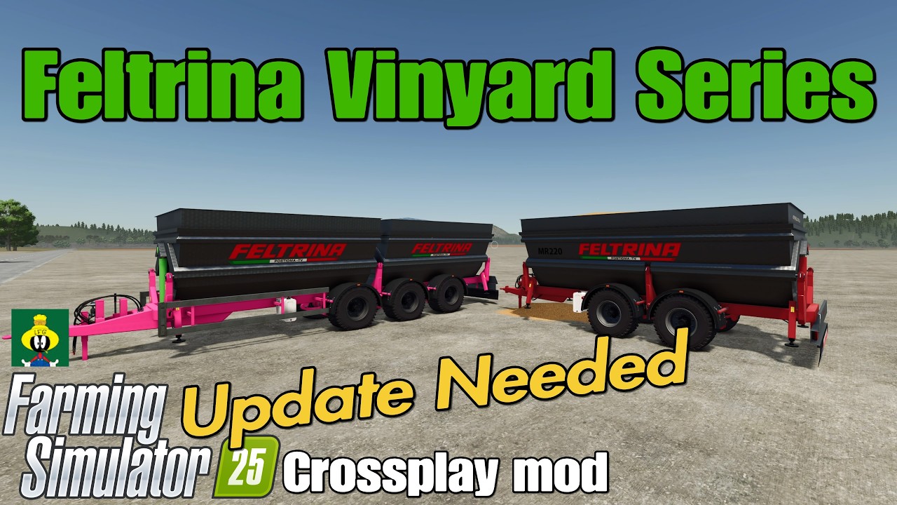 Мод для кроссплатформенной игры Feltrina Vineyard Series / FS25