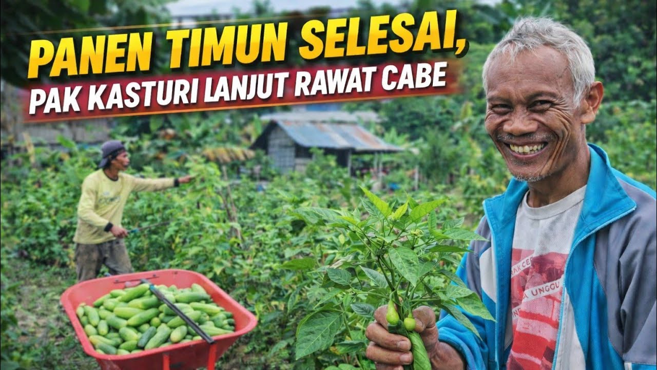 KEHIDUPAN PERTANIAN DI KEBUN KALIMANTAN BERSAMA PAK KASTURI, PETANI TRANSMIGRASI ASAL PEKALONGAN
