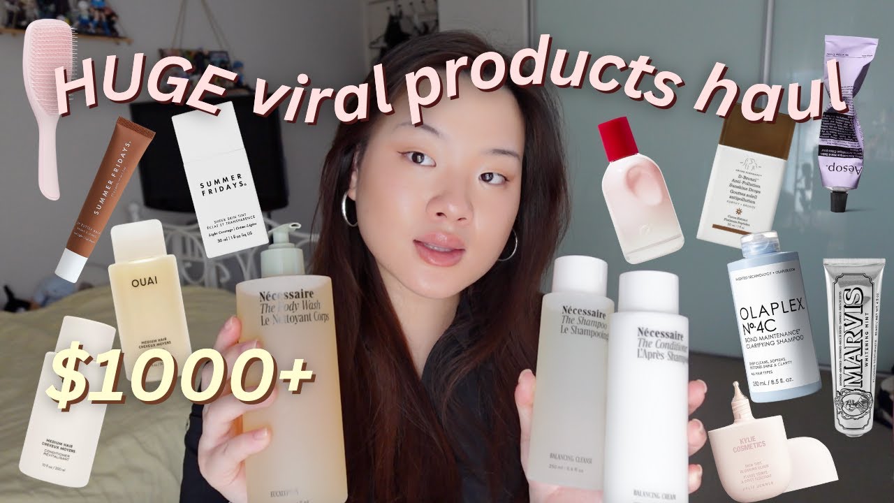 ОГРОМНАЯ покупка средств по уходу за собой 🛍️ 🎀 *потратила более 1000 долларов на ВИРУСНЫЕ продукты*
