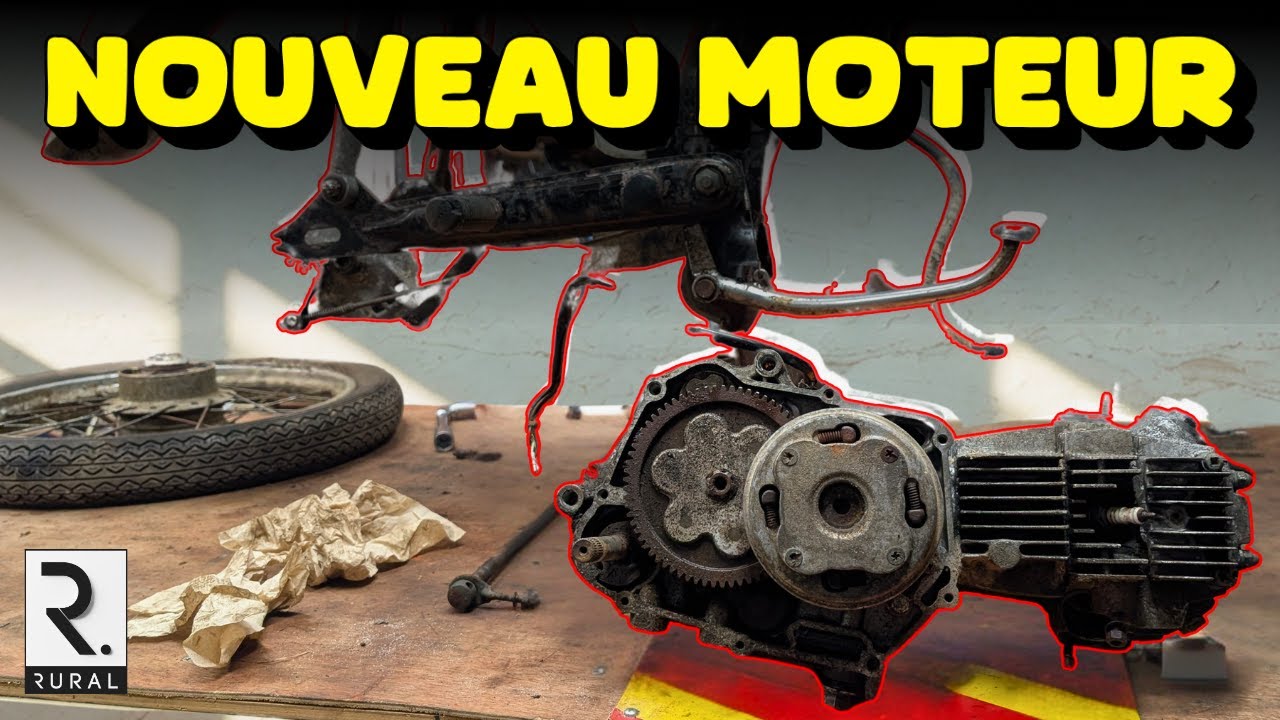 Honda 50 SS | Avancement du projet, démontage et nouveau moteur !
