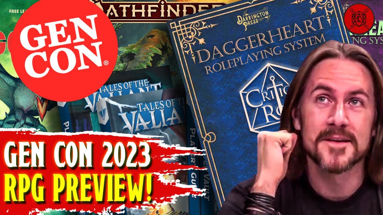 6 Must See RPG's At Gen Con 2023! (Critical Role's Daggerheart, Tales of the Valiant & MORE!)