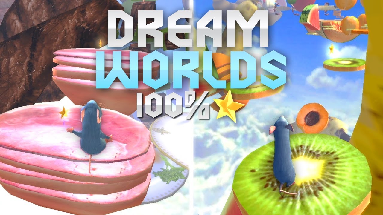 RATATOUILLE All Dream Worlds 100% Stars ⭐ (PS2, PC, Wii, GameCube, XBOX)