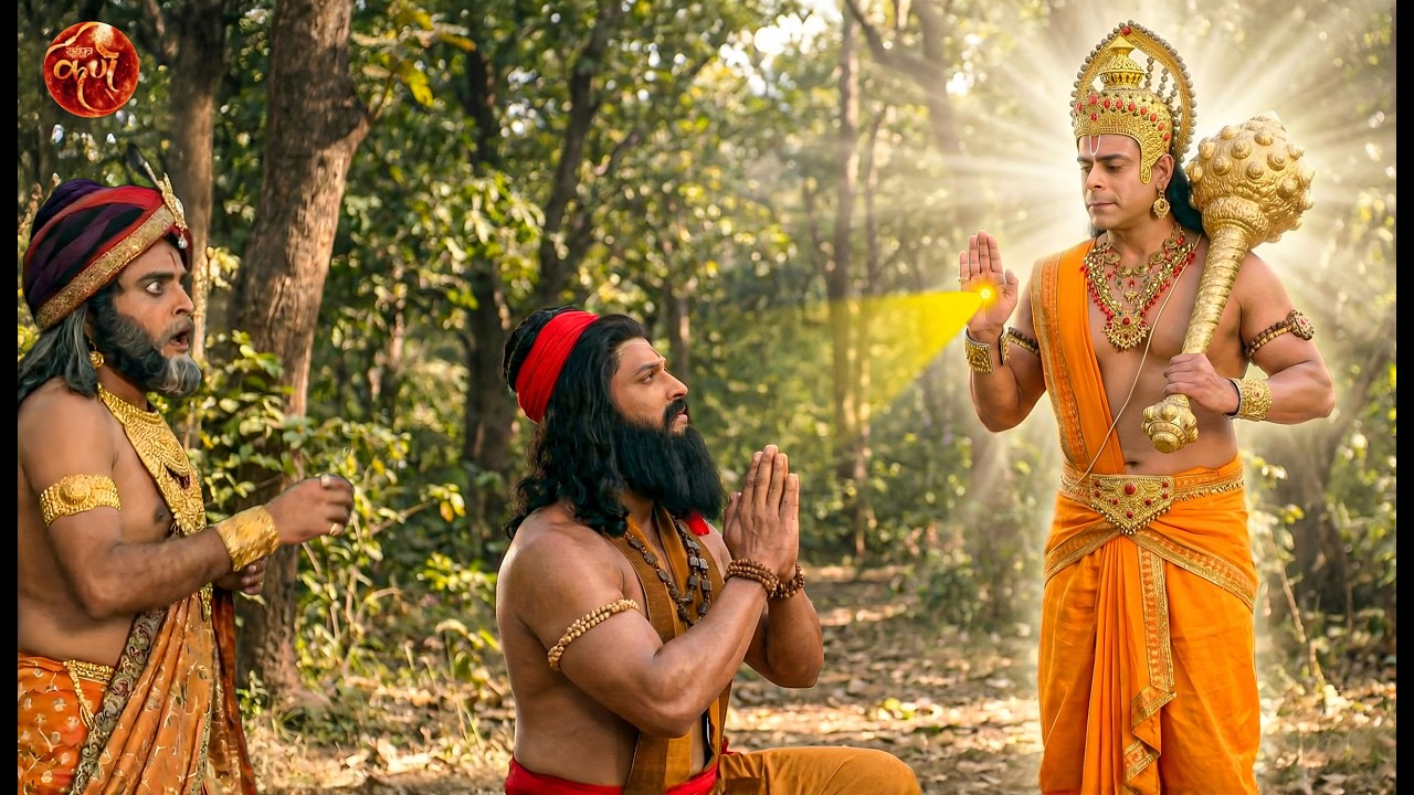 हनुमान जी ने दी भीम को दिव्य शक्तियाँ… देख शकुनि के उड़ गए होश || Suryaputra Karn