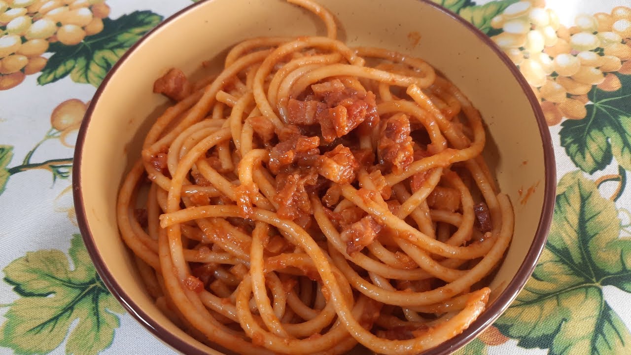 Bucatini alla Marchigiana