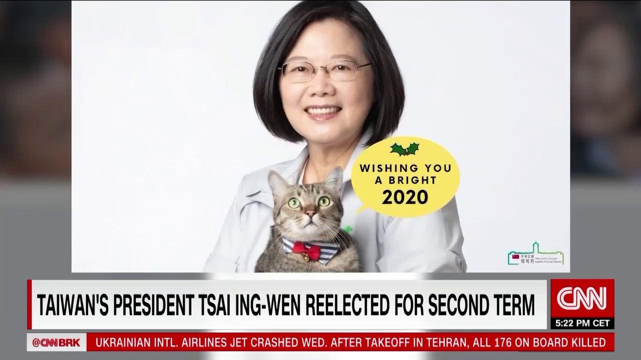 Taiwan 2020 Election: Tsai Ing-wen wins second presidential term