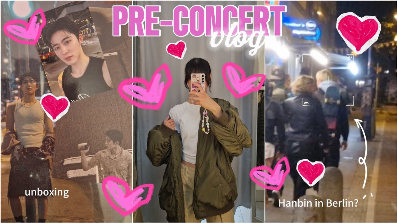 Concert Diary : new concert-outfit, magazin unboxing, looking for my favourite idol 🍀💖