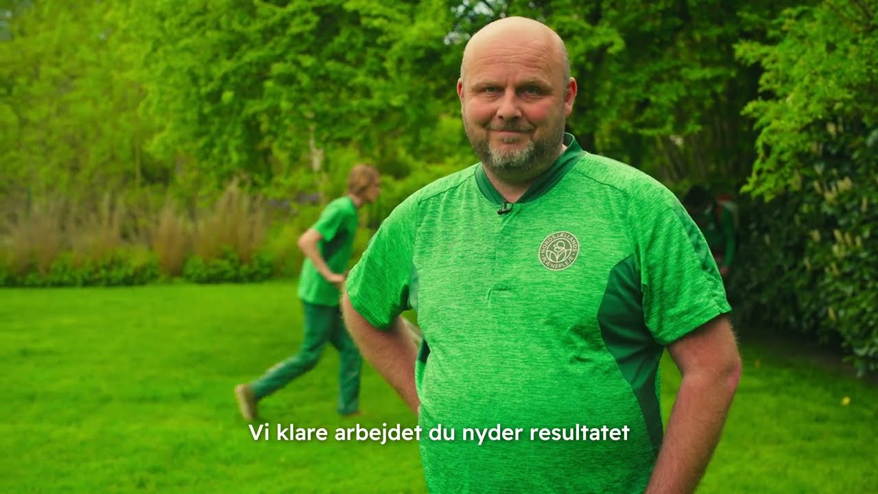 Andet besøg på kundenes plæne – resultatet taler for sig selv