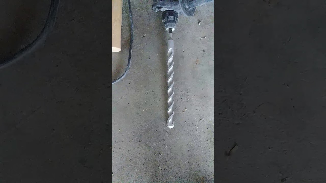 Tools you need to make a hole in a concrete wall