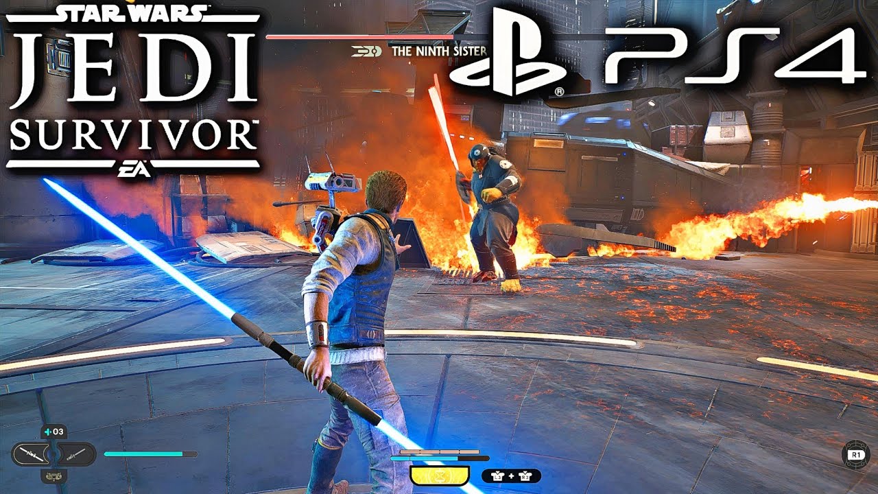 Star Wars Jedi Survivor - PS4 Gameplay