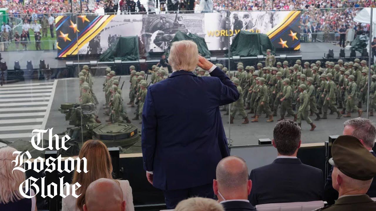 Highlights from President Trump's military parade