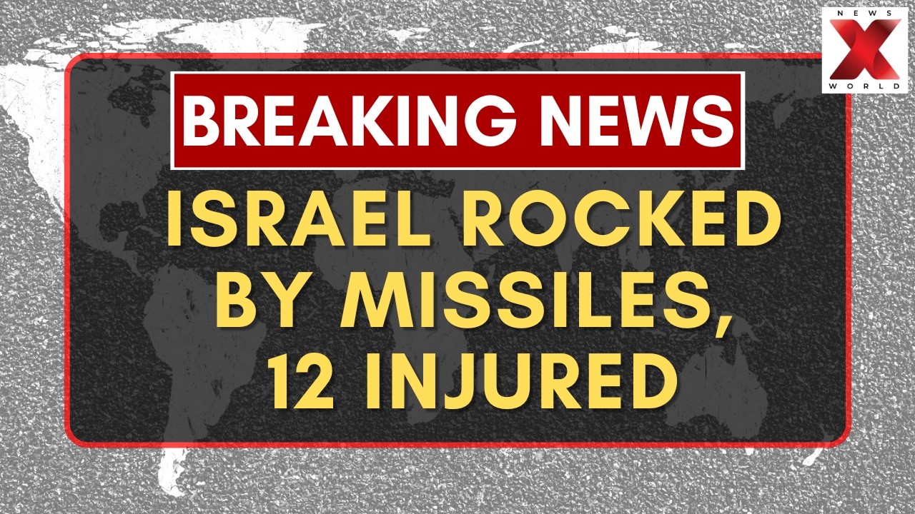 Fresh Wave of Iranian Missile Hits Israel, 12 Injured In Central Israel |Middle East War|NewsX World