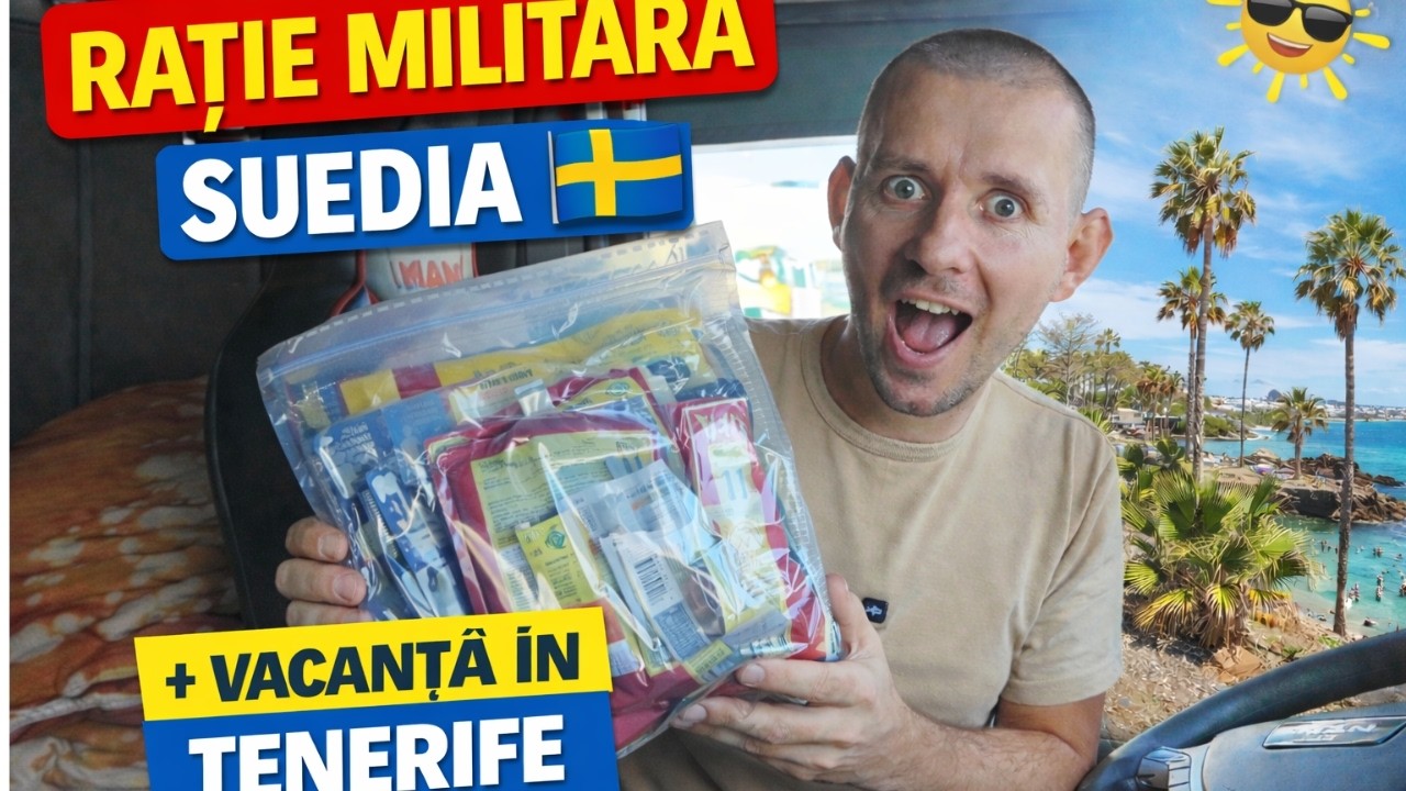 Testez rație militară suedeză în cabina camionului 🚛 | Povestesc și despre vacanța din Tenerife