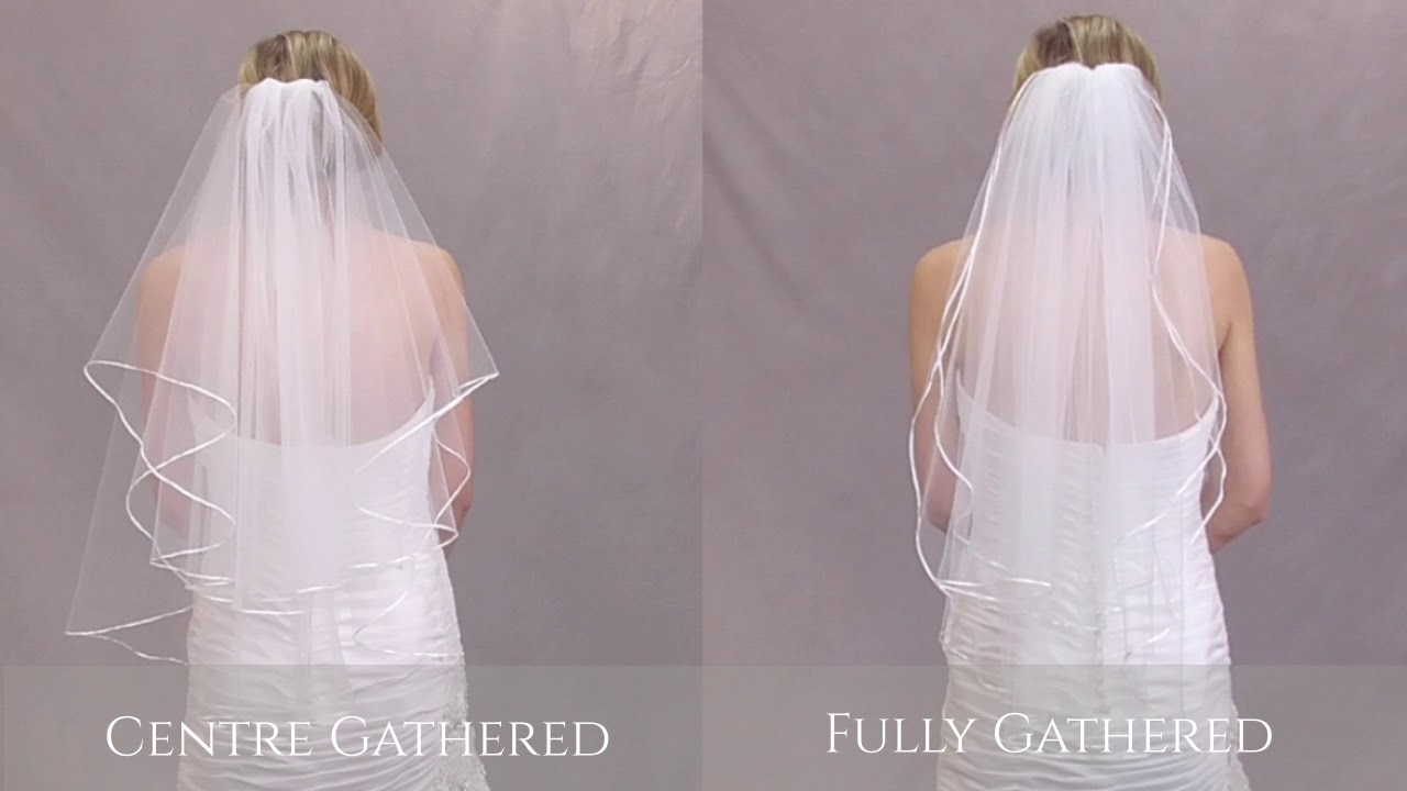 What's the difference between centre gathered and fully gathered veils?