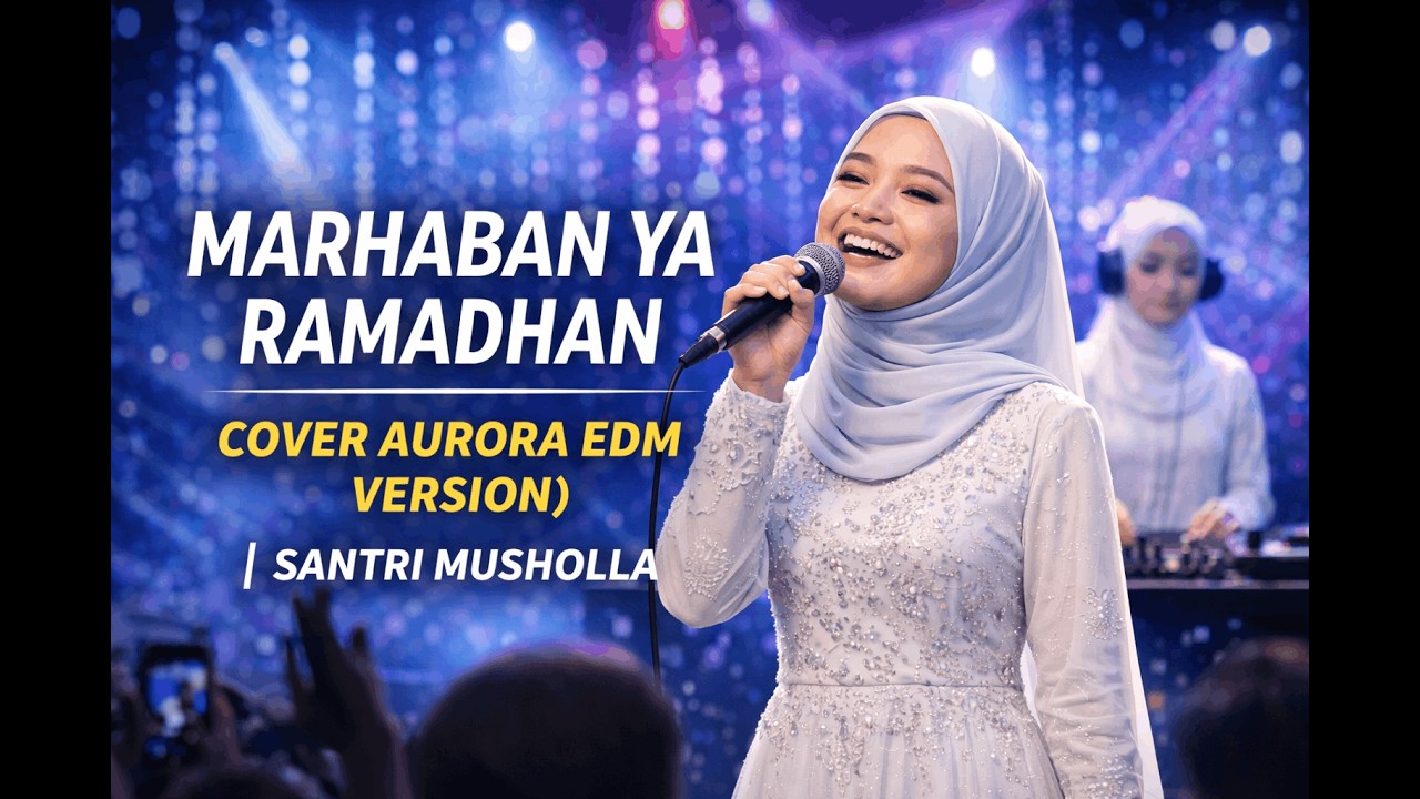 MARHABAN YA RAMADHAN – AURORA EDM VERSION | COVER SANTRI MUSHOLLA (RAMADHAN SPECIAL)