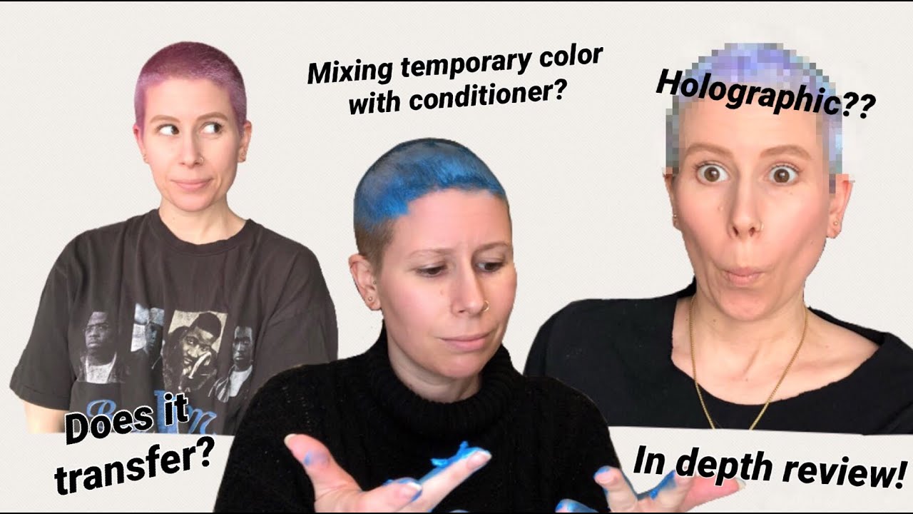 Testing Temporary Color on Buzzed Hair | Hair Color Wax on Buzzed Hair | How to Color Buzzed Hair