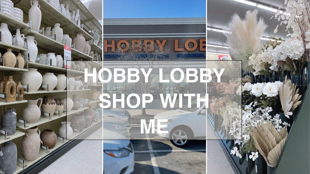 Hobby Lobby Shop With Me | Early Spring 2024 Home Decor | Come have a walk with me at Hobby Lobby
