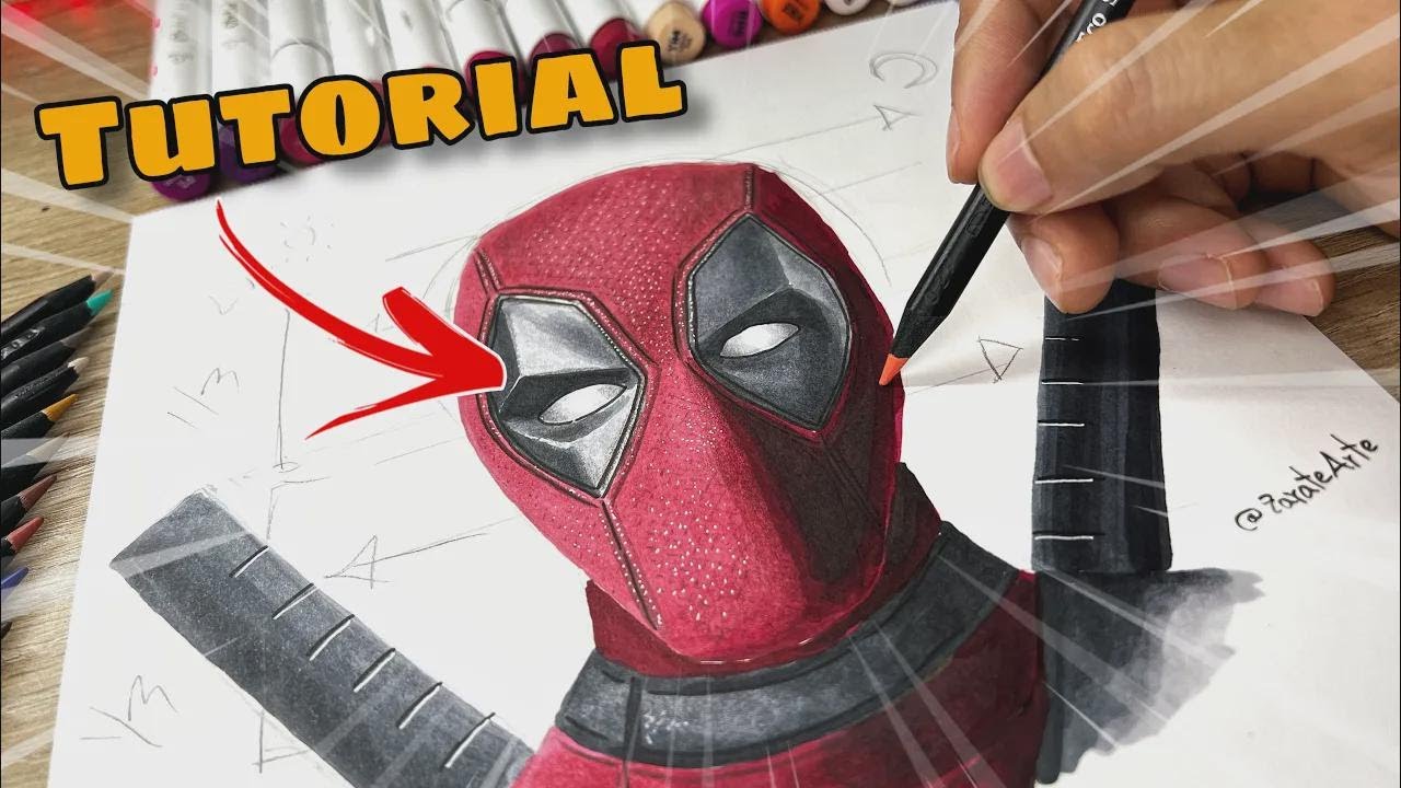 How to Draw a Realistic Deadpool Step by Step (Easy Guide)