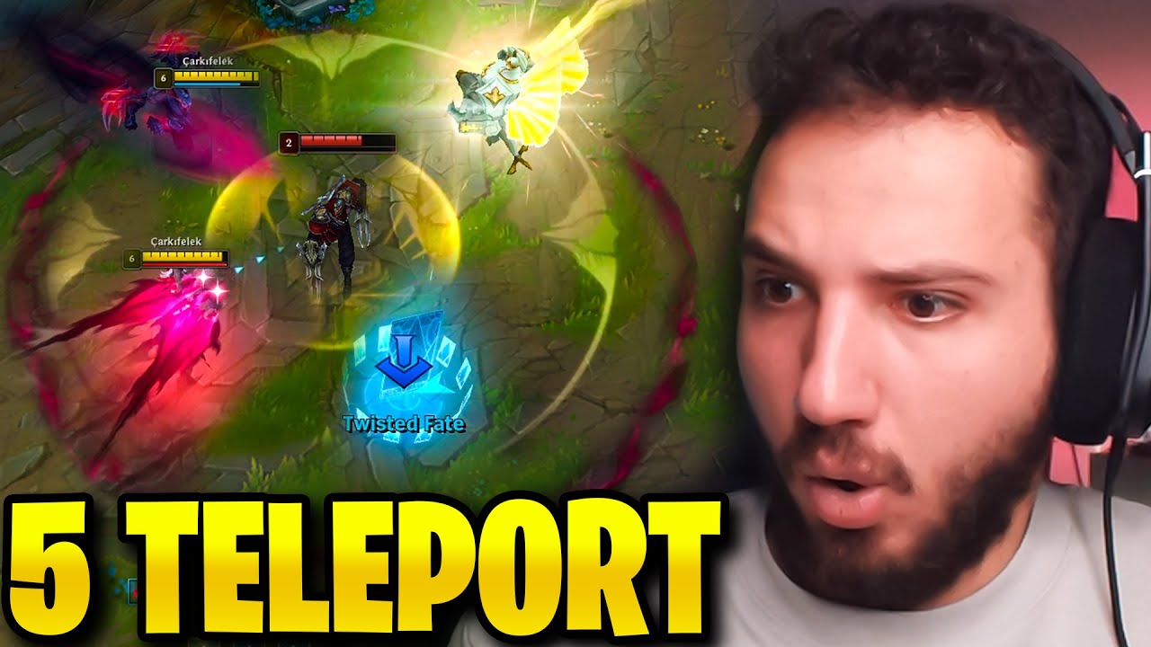 5 Kişi 1 Kişiye GİRERSE.. (5 Teleport COMP) | KassadinsCreed