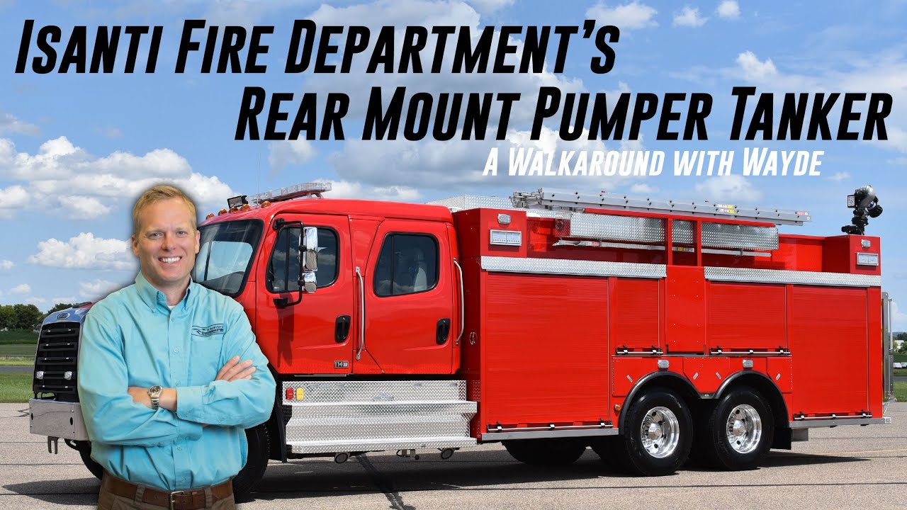 Isanti Fire Department's Rear Mount Pumper Tender by CustomFIRE
