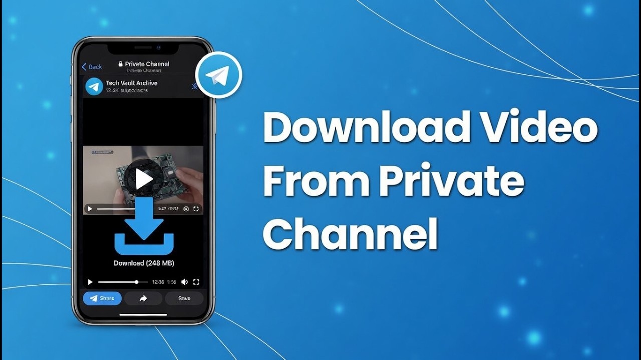 How to Download Video From  Private Telegram Channel