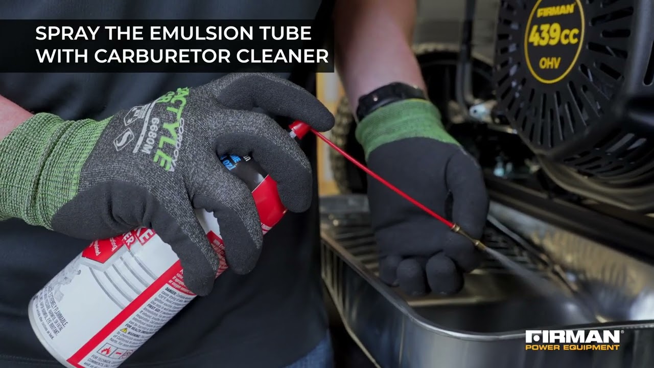 How to Service the Carburetor on FIRMAN Hybrid Generators