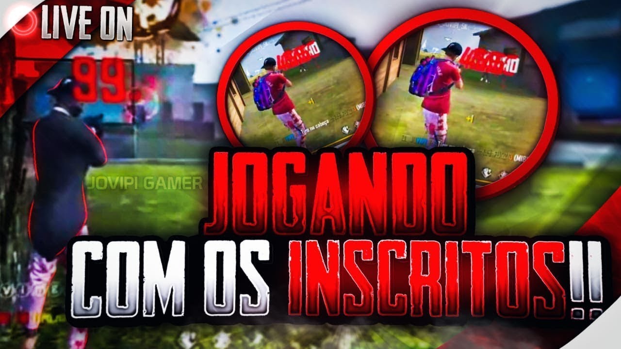 FREE FIRE-AO VIVO🔴JOGANDO COM OS INSCRITOS🔴#emulador
#freefireranked
#rankeadaff
#freefirex1
